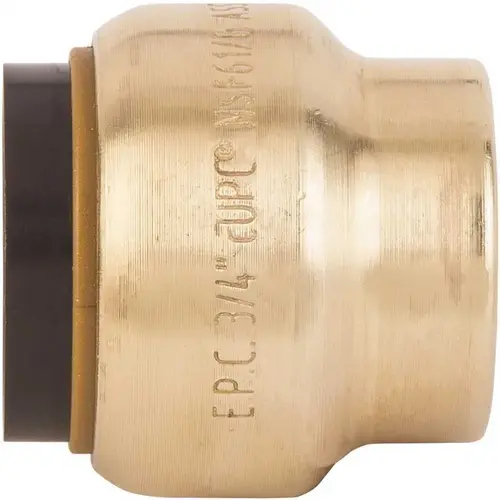 3/4 in. Brass Push-to-Connect Cap
