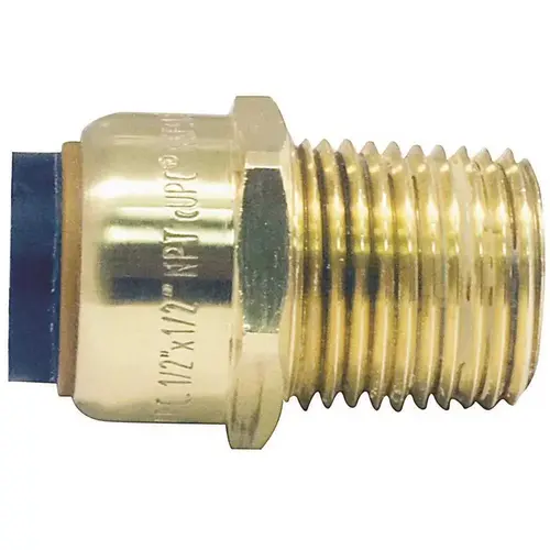 1/2 in. Brass Push-to-Connect x Male Pipe Thread Adapter
