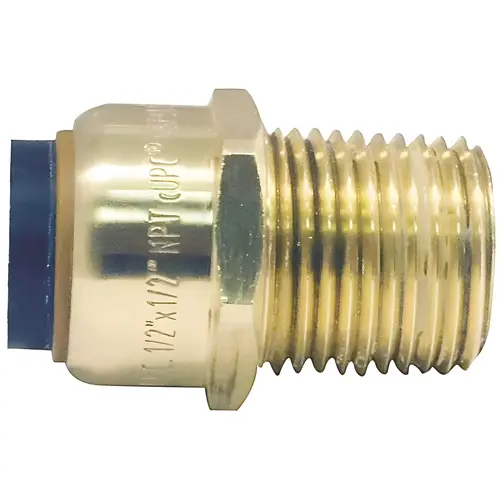 1/2 in. Brass Push-to-Connect x Male Pipe Thread Adapter 1/2 in. Brass Push-to-Connect x Male Pipe Thread Adapter