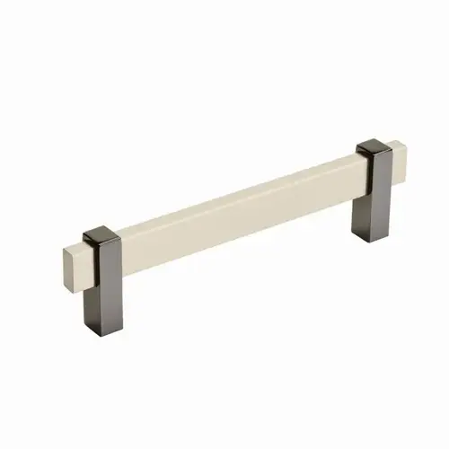 Mulino 5-1/16 in (128 mm) Center-to-Center Silver Champagne/Black Nickel Cabinet Pull Mulino 5-1/16 in (128 mm) Center-to-Center Silver Champagne/Black Nickel Cabinet Pull