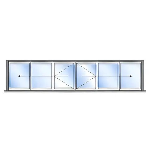 Bronze Anodized S55 Monterey 3+3 Bi-Fold Bi-Part Interior Swing with Raised Sill Bronze Anodized S55 Monterey 3+3 Bi-Fold Bi-Part Interior Swing with Raised Sill