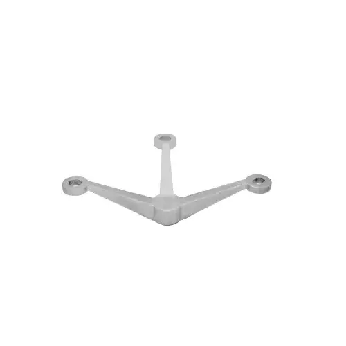 Brushed Stainless Regular Duty 3-Way Spider Fitting Arm Column Mount Brushed Stainless Regular Duty 3-Way Spider Fitting Arm Column Mount