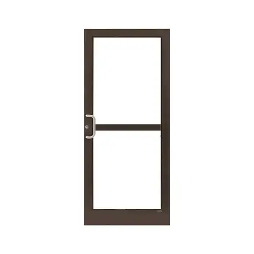 Dark Bronze/Black Anodized Class 1 Custom Single 36" x 84" Series 400T Medium Stile Gear Hinge Entrance Door Dark Bronze/Black Anodized Class 1 Custom Single 36" x 84" Series 400T Medium Stile Gear Hinge Entrance Door