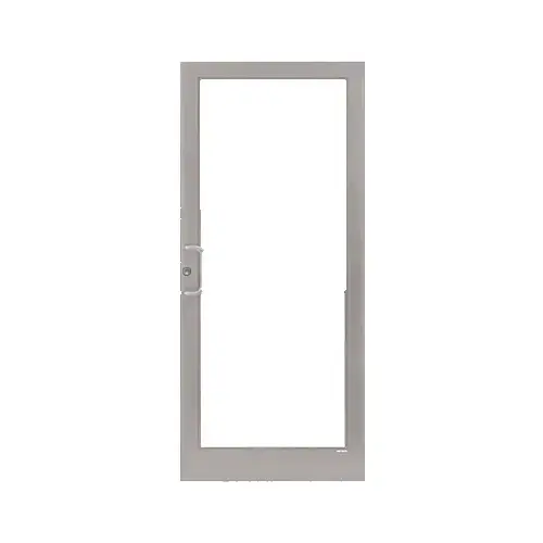 Clear Anodized Class 1 Custom Single 36" x 84" Series 400T Medium Stile Gear Hinge Entrance Door Clear Anodized Class 1 Custom Single 36" x 84" Series 400T Medium Stile Gear Hinge Entrance Door