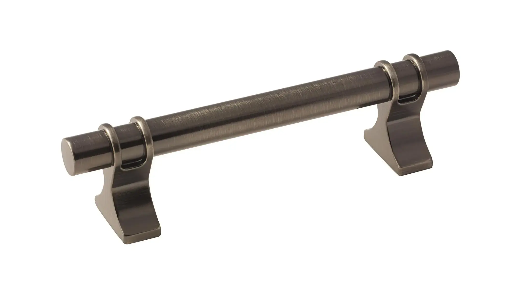 Amerock 3-3/4 (96 mm) Center to Center Davenport Cabinet Pull Gunmetal Finish BP36605GM Amerock 3-3/4 (96 mm) Center to Center Davenport Cabinet Pull Gunmetal Finish BP36605GM