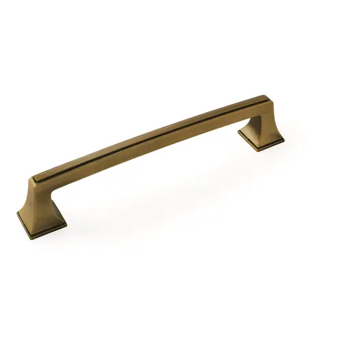 8" (203 mm) Center to Center Mulholland Appliance Pull Gilded Bronze Finish 8" (203 mm) Center to Center Mulholland Appliance Pull Gilded Bronze Finish