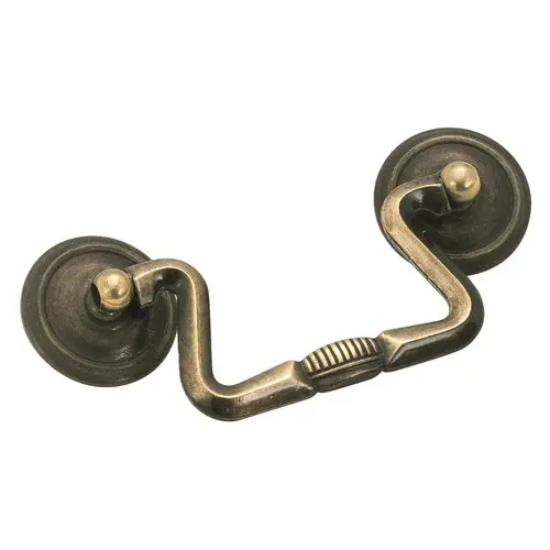 3" (76 mm) Center to Center Allison Value Cabinet Pull Antique Brass Finish 3" (76 mm) Center to Center Allison Value Cabinet Pull Antique Brass Finish