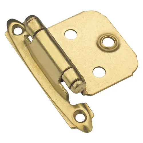 Face Frame Mount Self-Closing Cabinet Hinge For Variable Overlay Kitchen Door Bulk Polished Brass Pair Face Frame Mount Self-Closing Cabinet Hinge For Variable Overlay Kitchen Door Bulk Polished Brass Pair