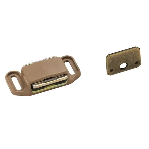Magnetic Catch Plastic Tan Magnetic Catch Plastic Tan