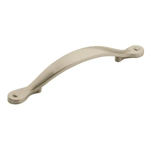 3-3/4" (96 mm) Center to Center Inspirations Cabinet Pull Satin Nickel Finish 3-3/4" (96 mm) Center to Center Inspirations Cabinet Pull Satin Nickel Finish