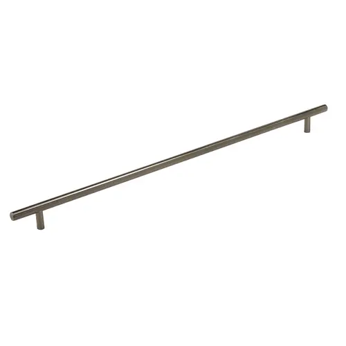 18-7/8" (480 mm) Carbon Steel Bar Cabinet Pull Gunmetal Finish 18-7/8" (480 mm) Carbon Steel Bar Cabinet Pull Gunmetal Finish