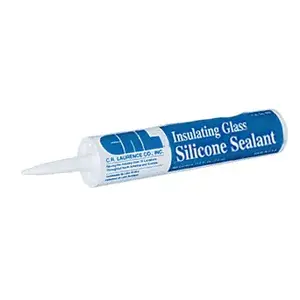 CRL 9542 Black 10.3 Fl. Oz. Insulating Glass Silicone Sealant