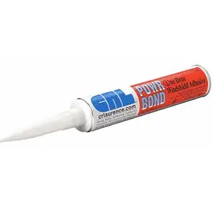 CRL 1214002 One Hour Auto Glass Urethane Adhesive - 10.5 Fl. Oz. Cartridge Black