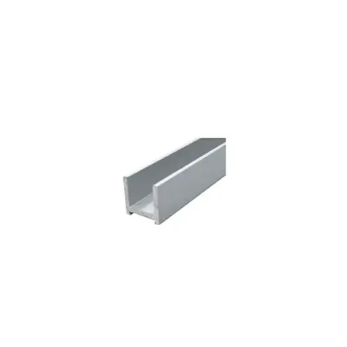Aluminium Anodized U-Channel 15 x 15 mm, for 10 to 12 mm Glass 98" Length Aluminium Anodized U-Channel 15 x 15 mm, for 10 to 12 mm Glass 98" Length