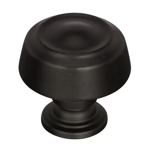 1-1/4" (32 mm) Diameter Kane Cabinet Knob Black Bronze Finish 1-1/4" (32 mm) Diameter Kane Cabinet Knob Black Bronze Finish