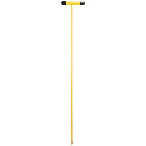 Soil Probe, 48 in, Fiberglass T-Handle, Steel Tip