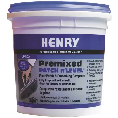 345 1 Gal. Premixed Patch and Level Gray - pack of 4
