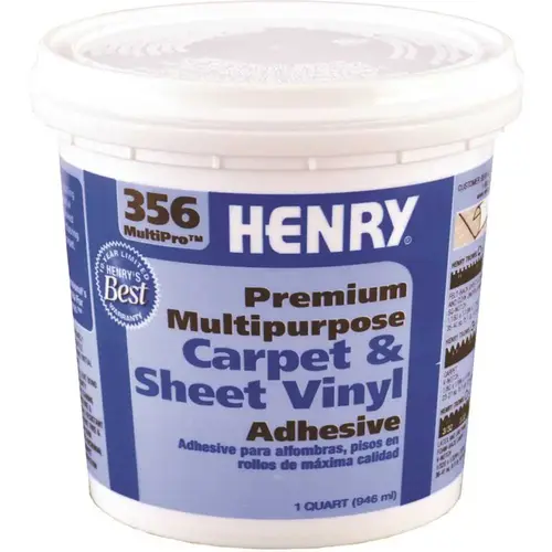 356 1 Qt. Multi-Purpose Flooring Adhesive Beige - pack of 12