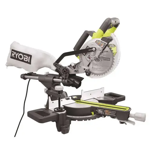 RYOBI 7-1/4 in. Sliding Miter Saw Green RYOBI 7-1/4 in. Sliding Miter Saw Green