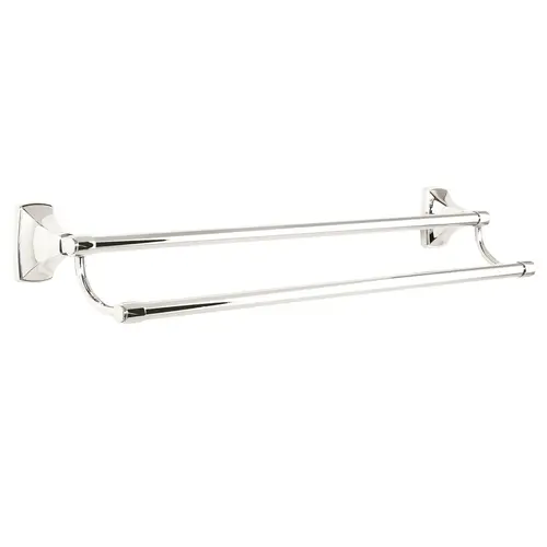 24" (610 mm) Clarendon Double Towel Bar Bright Chrome Finish 24" (610 mm) Clarendon Double Towel Bar Bright Chrome Finish