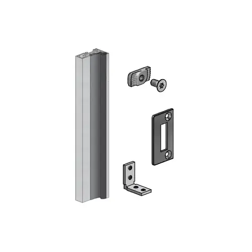 Fallbrook Satin Anodized Set for Wall-to-Glass Door Frame Fallbrook Satin Anodized Set for Wall-to-Glass Door Frame