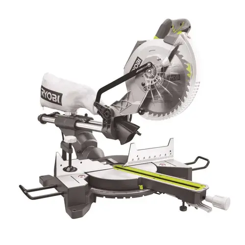 RYOBI 15 Amp 10 in. Sliding Compound Miter Saw Green RYOBI 15 Amp 10 in. Sliding Compound Miter Saw Green