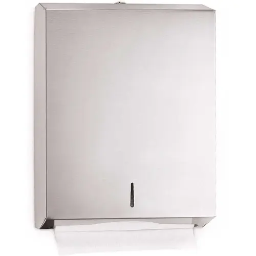 Stainless Steel Brushed C-Fold/Multi-Fold Paper Towel Dispenser Stainless Steel Brushed C-Fold/Multi-Fold Paper Towel Dispenser