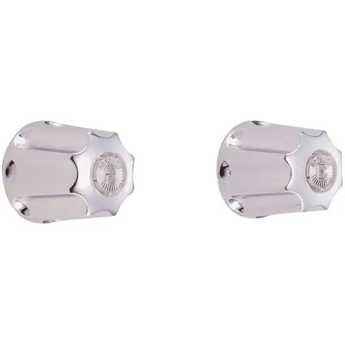 Classics 2-Handle Shower Faucet Trim Kit in Chrome with Metal Fluted Handles 2.0 GPM (Valve Not Included) Classics 2-Handle Shower Faucet Trim Kit in Chrome with Metal Fluted Handles 2.0 GPM (Valve Not Included)