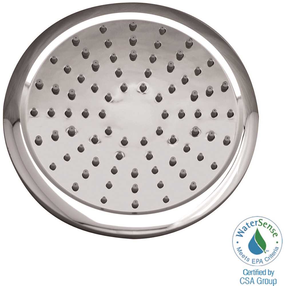 NIAGARA N9517CH Rain 1-Spray 8 in. 1.75 GPM Single Wall Mount Fixed Round Shower Head in Chrome