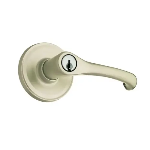 Aspen Entry Door Lock Satin Nickel Finish with 6 Way Adjustable Latch and Dual Strike Aspen Entry Door Lock Satin Nickel Finish with 6 Way Adjustable Latch and Dual Strike