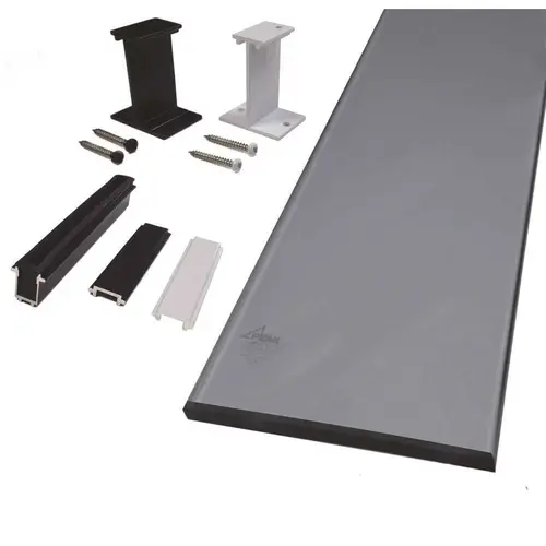 6 in. Tinted Glass Panel Kit Clear 6 in. Tinted Glass Panel Kit Clear