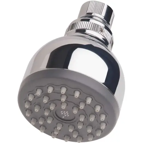 1-Spray 2.8 in. Fixed Showerhead in Polished Chrome