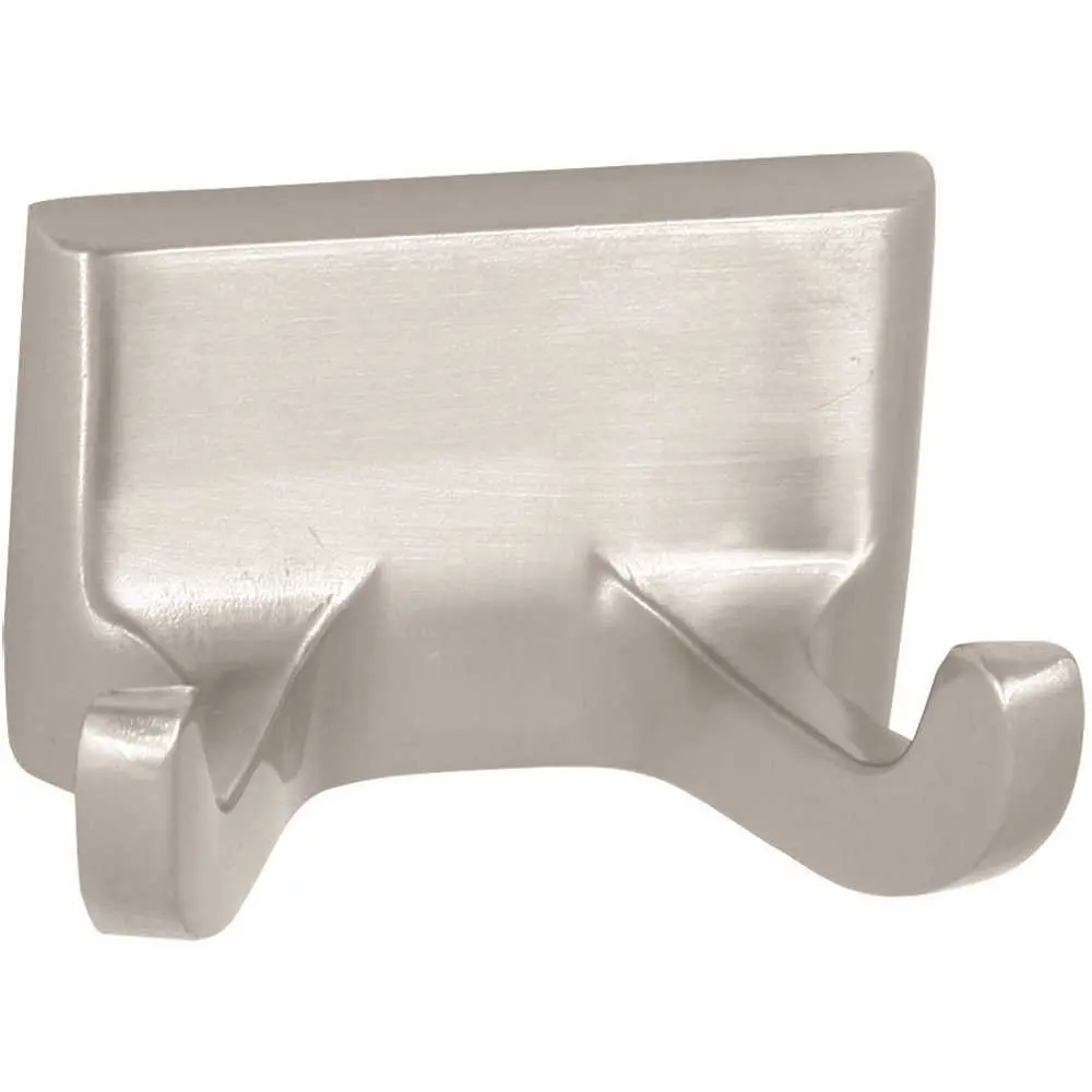 Design House Millbridge Double Robe Hook in Satin Nickel 539197 Design House Millbridge Double Robe Hook in Satin Nickel 539197