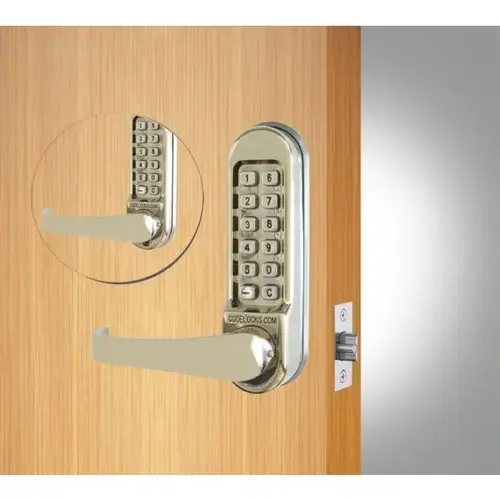 Back to Back Heavy Duty Tubular Keypad Latchbolt Lock with Code Free Option Stainless Steel Finish