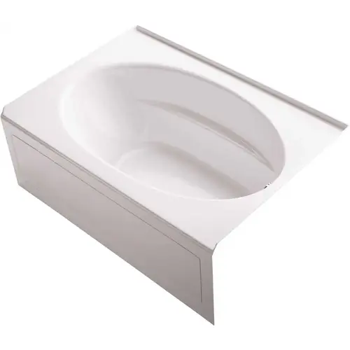 Windward 60 in. x 42 in. Acrylic Alcove Bathtub with Integral Apron and Right-Hand Drain in White Windward 60 in. x 42 in. Acrylic Alcove Bathtub with Integral Apron and Right-Hand Drain in White
