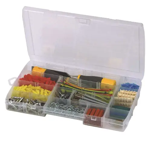 23-Compartment Small Parts Organizer Clear 23-Compartment Small Parts Organizer Clear