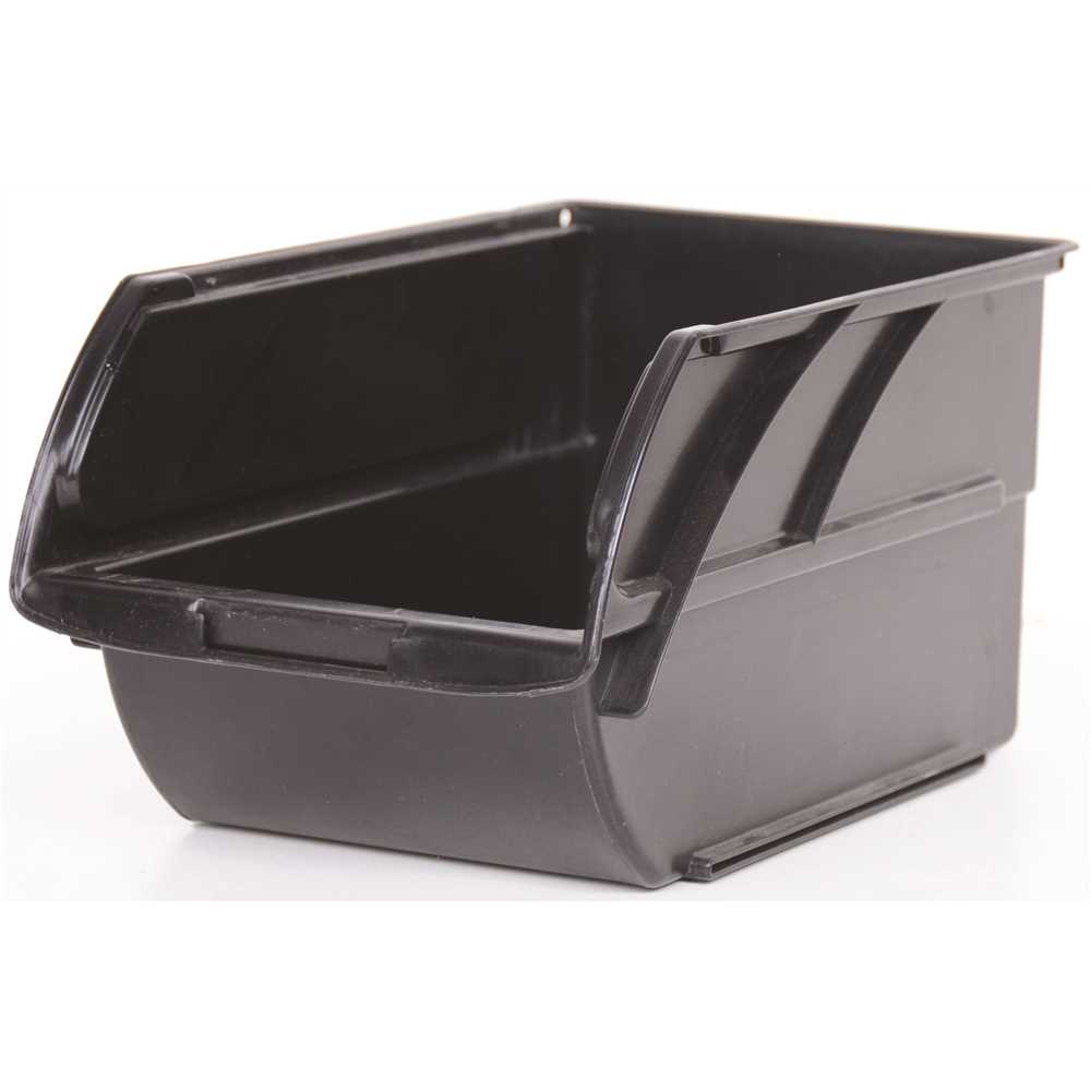 STANLEY ブラック ボックス 中型 Stanley 056500L Number-5 10 in. Stackable Storage Bin, Black