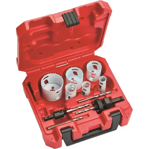 Ice Hardened Bi-Metal Plumber's Hole Saw Set (10-Piece) Ice Hardened Bi-Metal Plumber's Hole Saw Set (10-Piece)