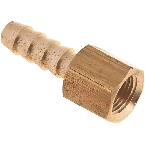 1/2 in. Barb x 3/8 in. FIP Lead Free Brass Hose Barb Adapter 1/2 in. Barb x 3/8 in. FIP Lead Free Brass Hose Barb Adapter