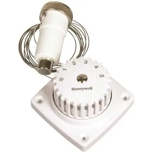 Actuator W/Remote Temp Sensing & Set Point 6 ft Cap. White Actuator W/Remote Temp Sensing & Set Point 6 ft Cap. White