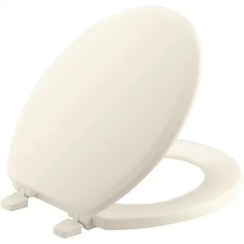 Ridgewood Round Closed Front Toilet Seat in Biscuit