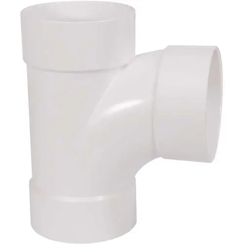 4 in. PVC Sewer Sanitary Tee 4 in. PVC Sewer Sanitary Tee