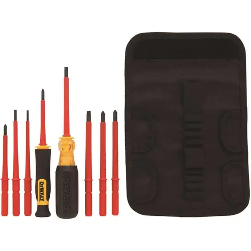 Screwdriver Set, Vinyl, Assorted, Specifications: Round Shank Screwdriver Set, Vinyl, Assorted, Specifications: Round Shank