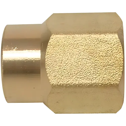 3/8 in. x 1/4 in. Lead-Free Brass FPT x FPT Coupling 3/8 in. x 1/4 in. Lead-Free Brass FPT x FPT Coupling