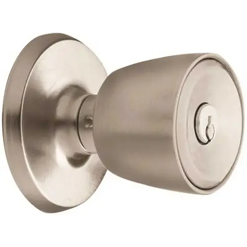 Beverly Satin Chrome Keyed Entry Door Knob
