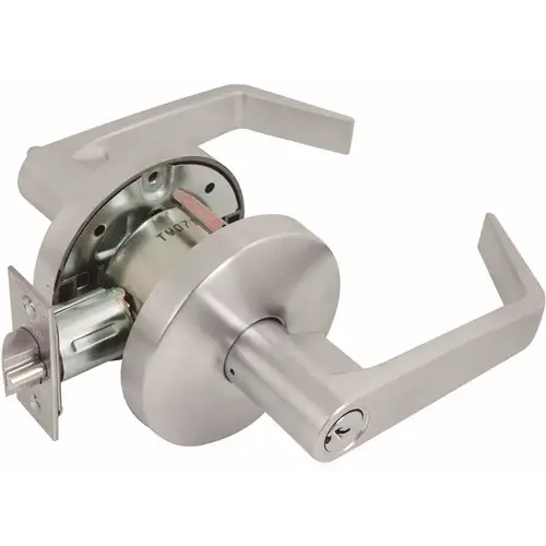2050 GR2 2-3/8 in. US26D Backset Entrance Door Lever SC1 Satin Chrome 2050 GR2 2-3/8 in. US26D Backset Entrance Door Lever SC1 Satin Chrome