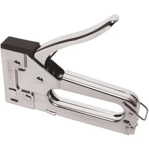 Staple Gun, 120 Magazine, 29/64 in W Crown, 1/4 to 3/8 in L Leg, Steel Staple