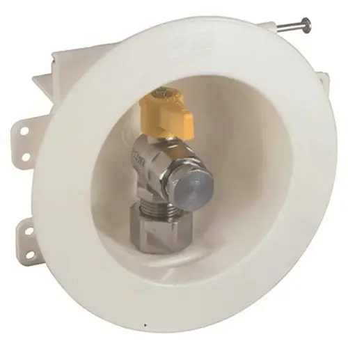 1/2 in. Gas Outlet Box Off-White