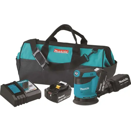 18-Volt 5.0Ah LXT Lithium-Ion Cordless 5 in. Random Orbit Sander Kit Teal 18-Volt 5.0Ah LXT Lithium-Ion Cordless 5 in. Random Orbit Sander Kit Teal