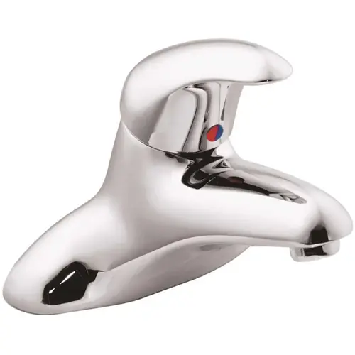 Commercial 4 in. Centerset Single-Handle Lavatory Faucet, Chrome Plated
